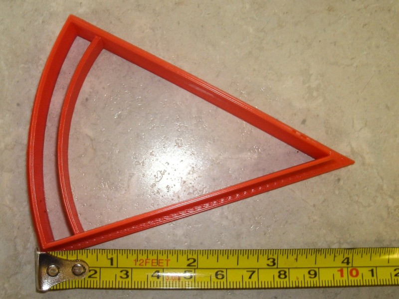PIZZA SLICE ITALIAN FAVORITE FAST FOOD PIZZERIA DEEP COOKIE CUTTER USA PR833 gallery