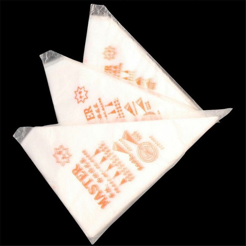 100pcs Plastic Disposable Pastry Bag Icing Piping Cake Cupcake Decorating Bags gallery