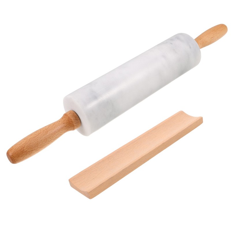 3pcs Fondant Rolling Pin: Food Grade Marble Rolling Pin For Baking - Non-Stick gallery