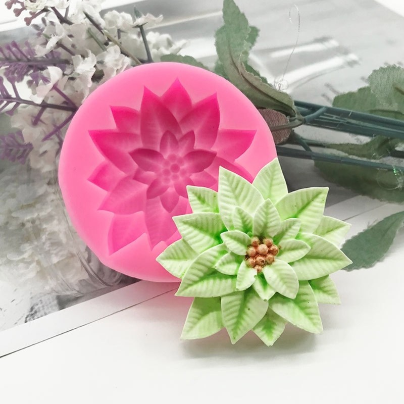Holly Leaf Cake Fondant Mold Cupcake Decorating Baking Molds Chocolate Dessert gallery