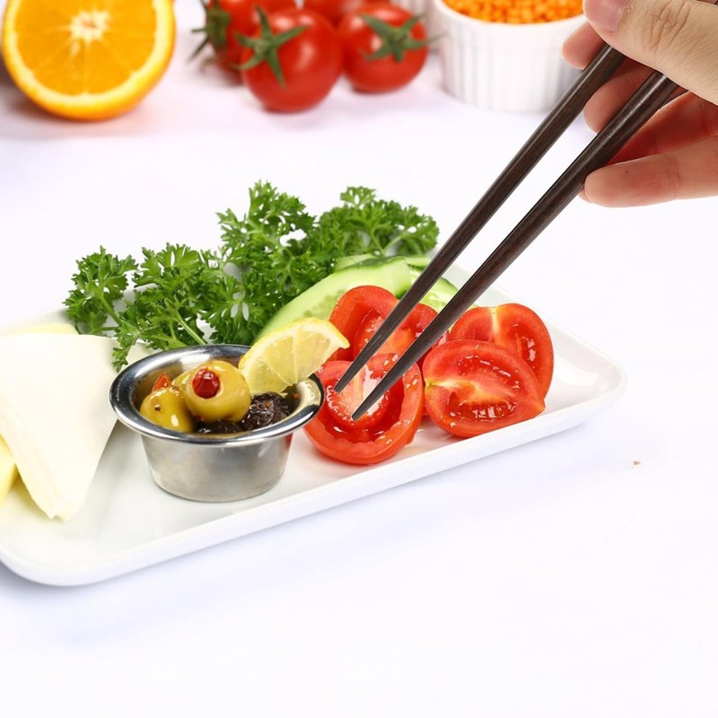 3 Pairs Japanese Style Wooden Spoon Chopstick Set Lightweight Reusable Travel gallery