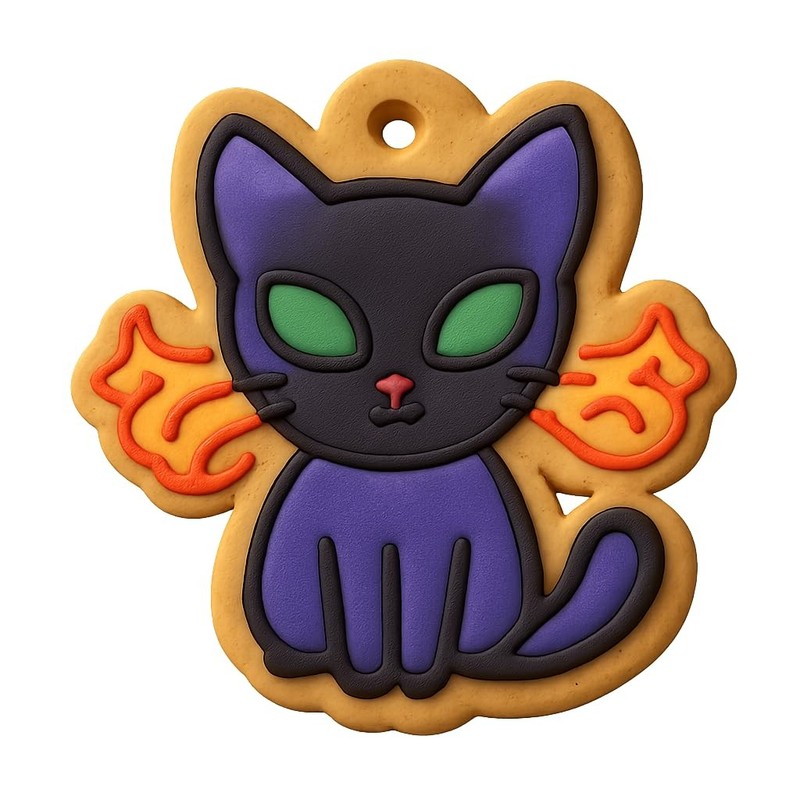 Cosmic Whiskers Alien Cat Cookie Cutter & Stamp - 4x3.6 gallery