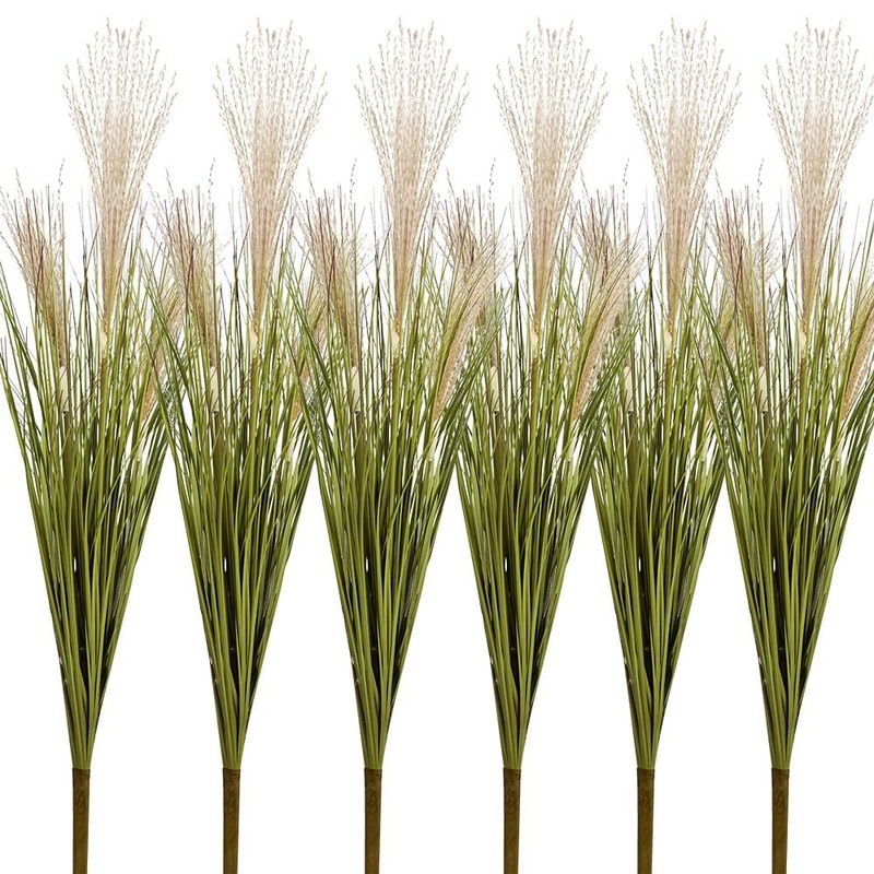 Melorca&Guilla Melorcaguilla Artificial Plants 6Pcs 31.5 Fake Tall Grassfaux
