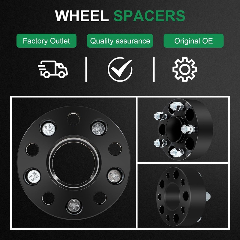 4Pcs 2in Wheel Adapters 5x5-6x5.5 14x1.5 78.1mm Wrangler07-23 GrandCherokee99-23 gallery