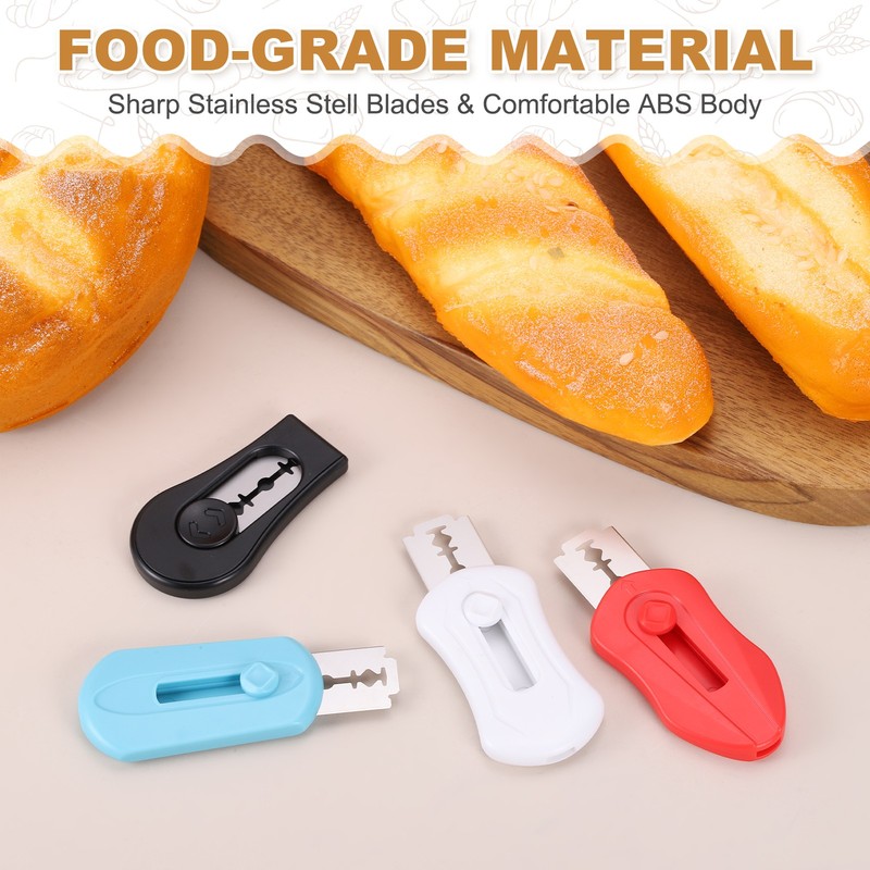 2Pcs Bread Lame, Magnetic Sourdough Scoring Tool, Teardrop Shape/Red gallery