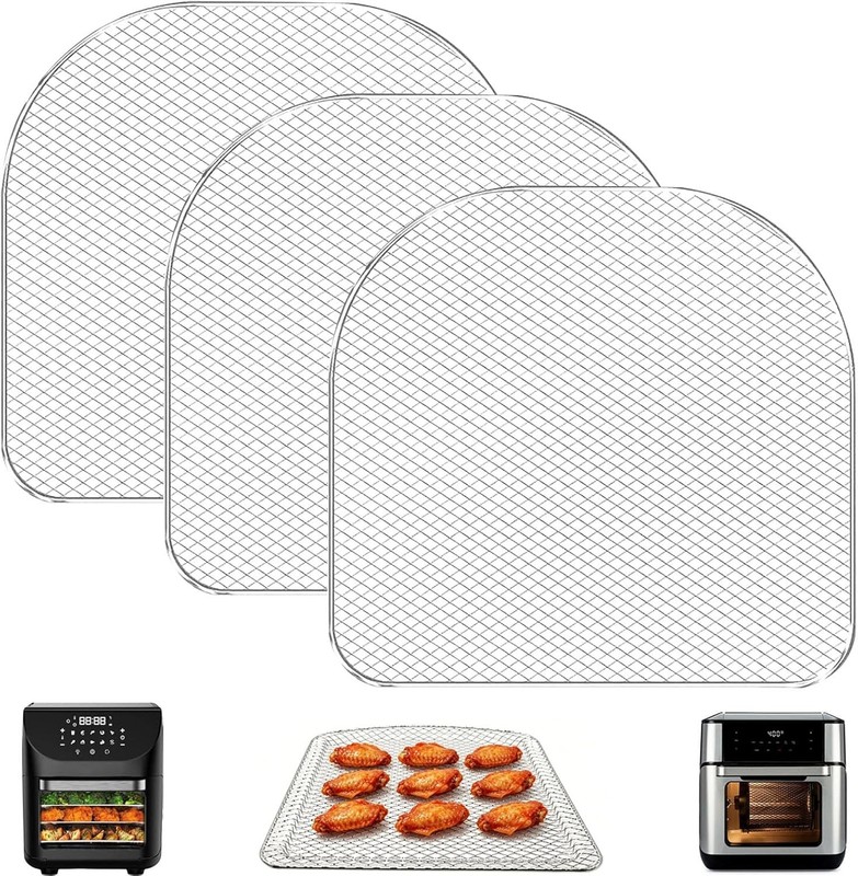 Air Fryer Rack for Oven, 3 PCS Air Fryer Oven Accessories Dehydrator Rack