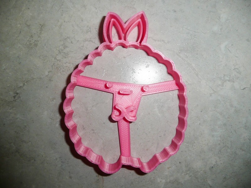 BUNNY RABBIT ROUND BALL PUFFY CUTE ANIMAL SPECIAL COOKIE CUTTER USA PR2474 gallery