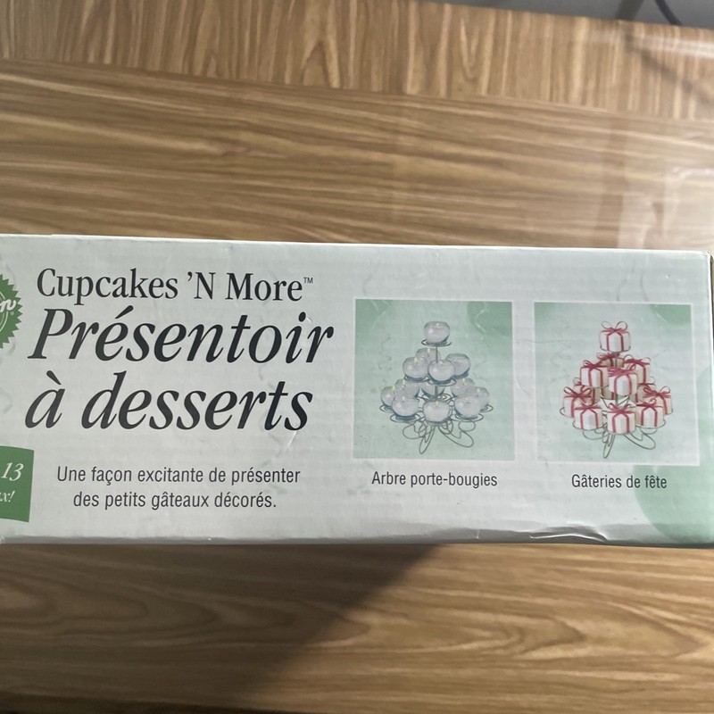 Wilton Cupcake's ‘N More Dessert Stand! Holds 13 Cupcakes , New in Box gallery