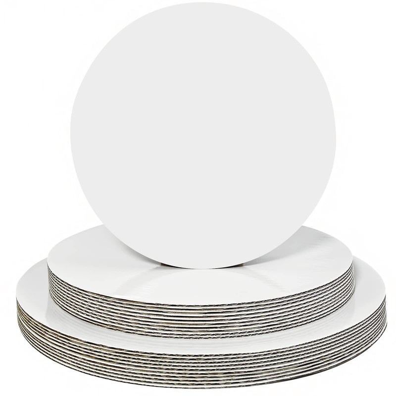 30-Pack White Cake Board Rounds,Circle Cardboard Base Boards, 8, 10 and 12-In... gallery