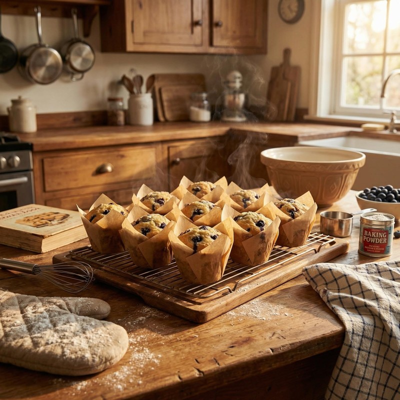 Extra Large Jumbo Tulip Baking Cups - 125 Pack 2.25" Texas Size - Premium Gre... gallery