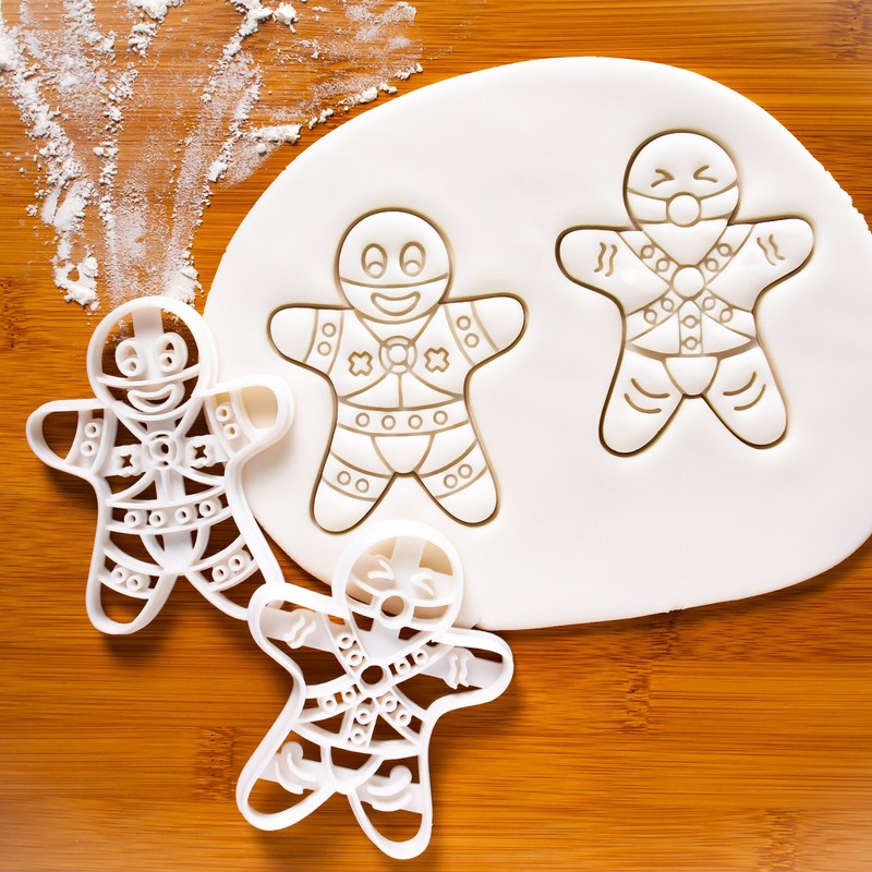 BDSM Gingerbread Man Cookie Cutters Set – dominant submissive masochism bondage