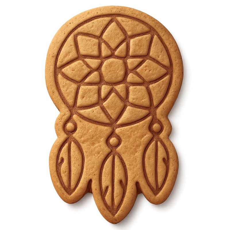 Dreamcatcher Boho Cookie Cutter & Stamp, Fondant & Clay – 4×3.1