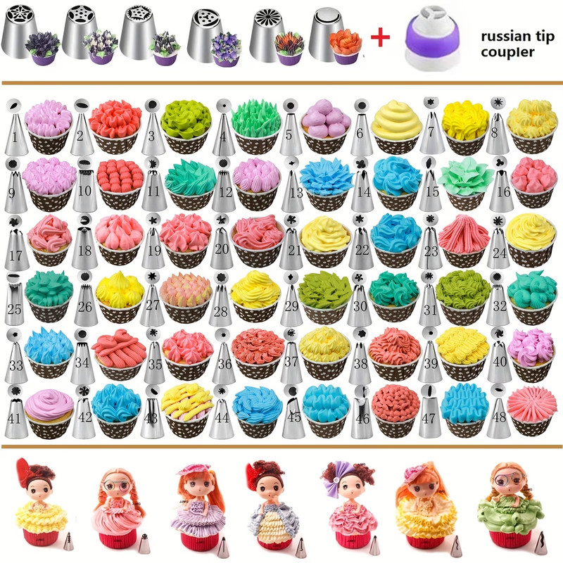540PCS Cake Decorating Kit w/ Turntable Springform Pans Baking Tools gallery