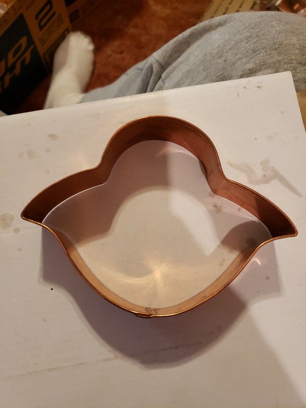 BRAMAN Heavy Copper Pirate Head Cookie Cutter