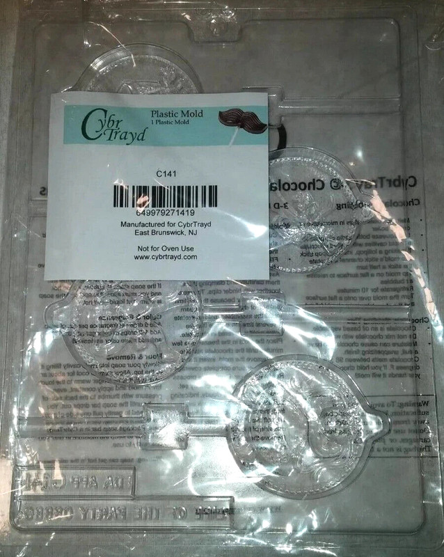 CybrTrayd 12 Days Of Chtristmas POP 9-12 Chocolate, Soap, Plaster Mold C141
