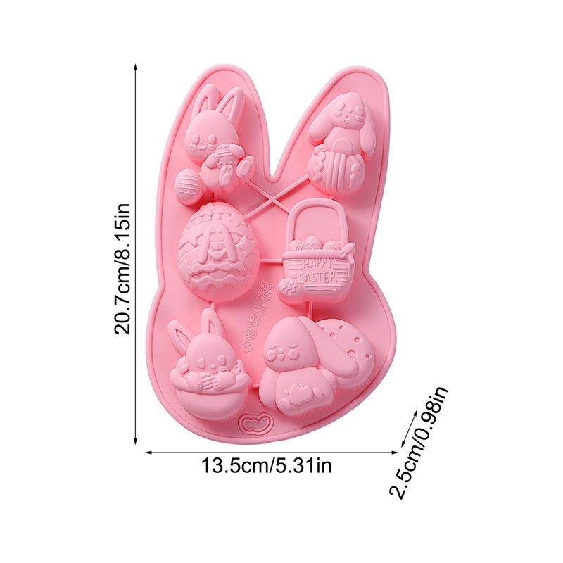 Easter Chocolate Molds Non Stick Handmade Crafts Casting Tool Bunny Candle Molds gallery