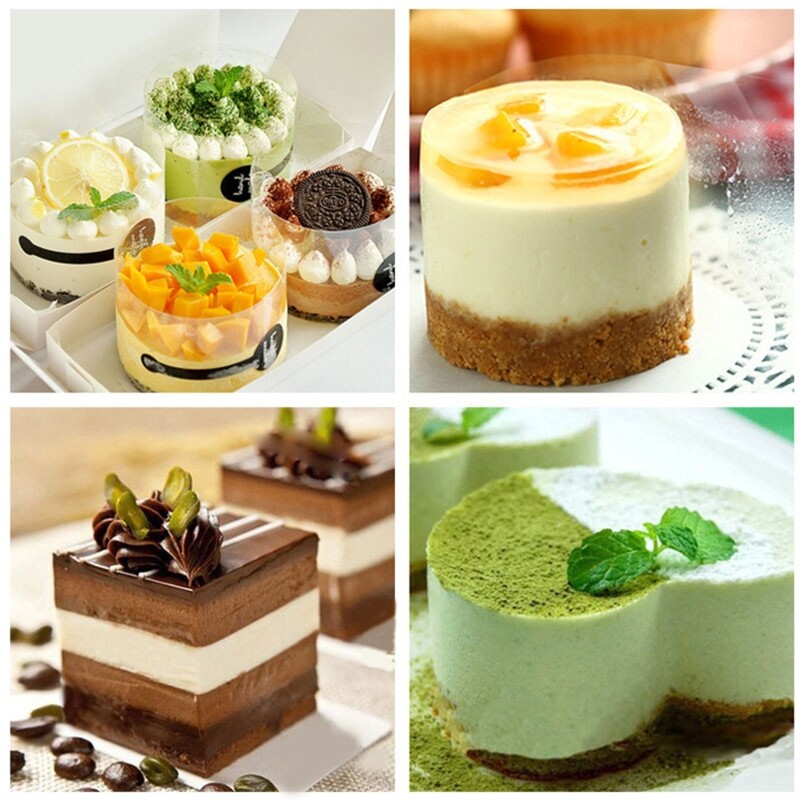 10M Transparent Mousse Cake Acetate Sheets for Chocolate Mousse Baking Durable gallery