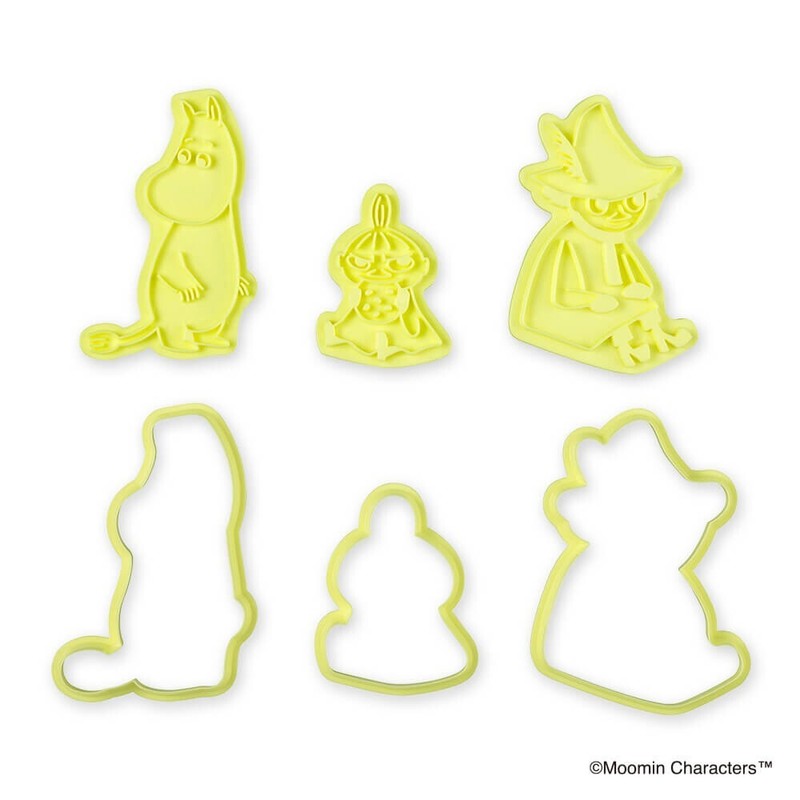 KAI Moomin Little Mii Snufkin Moomin Cookie cutter with stamp mold DN0600 gallery