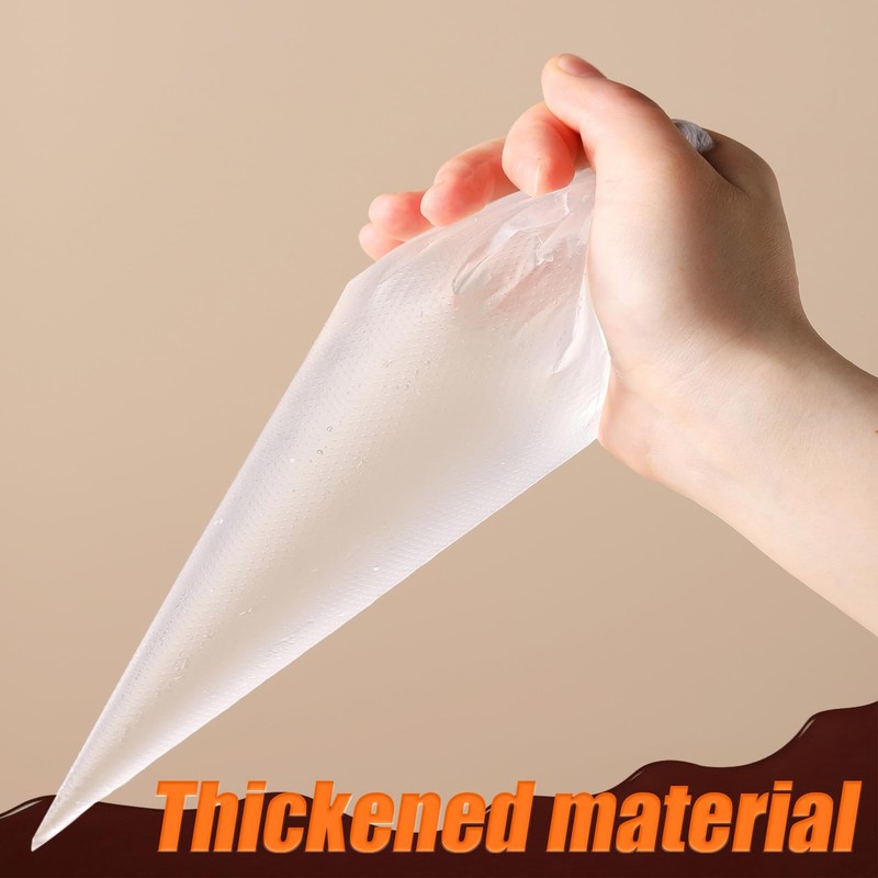 18 Inch Pastry Bags, 200 PCS Piping Bags Disposable, Thickened Piping Bags, A... gallery