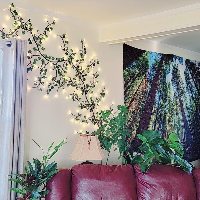Lituplife 2Pcs Enchanted Willow Vine Lights For Home Decorflexible Diy Lighted gallery