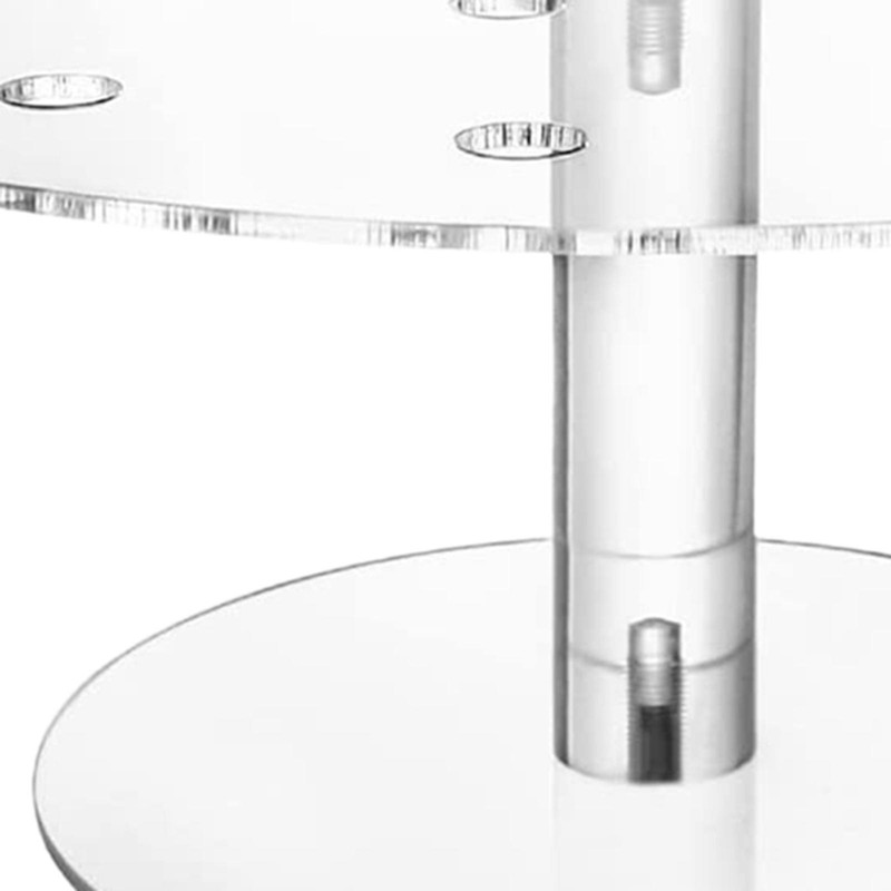 Push Cake Stand 16 Holes Acrylic Lightweight for Birthday Events Baby Shower gallery