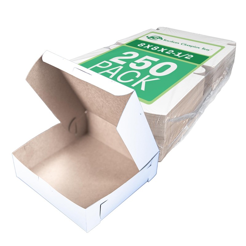 Southern Champion Tray 0933 Premium Clay Coated Kraft Paperboard White Non-Wi…
