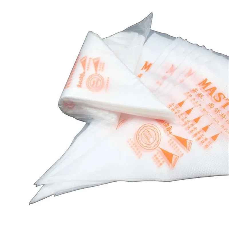 10Pcs Transparent Disposable Icing Pastry Piping Bags Cake Decorating Bags 16in gallery