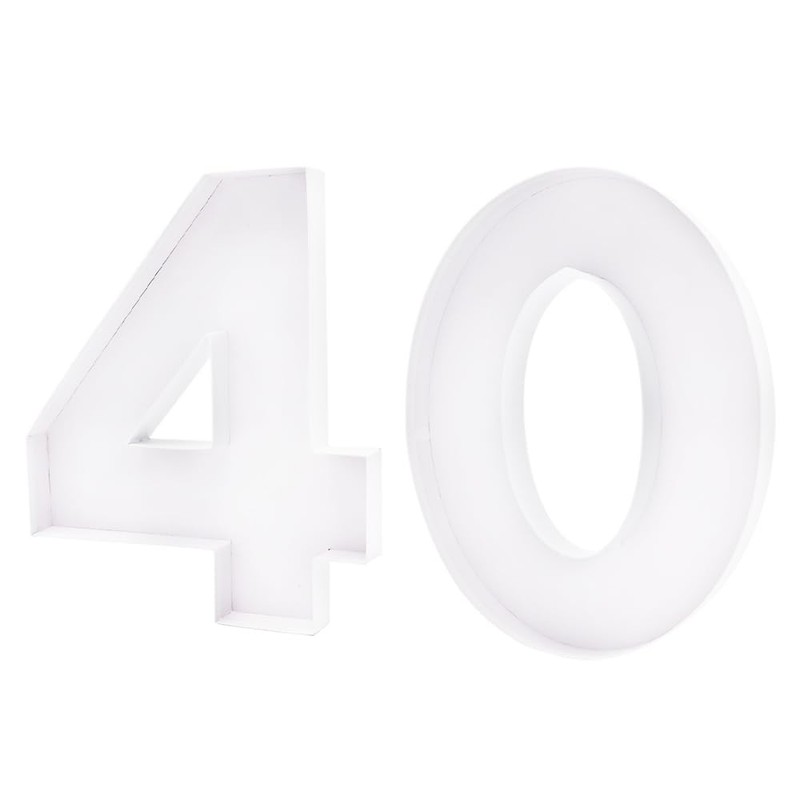 15 Inch Cardboard Number Shape Box Fillable Tray Food Charcuterie Number 4 gallery