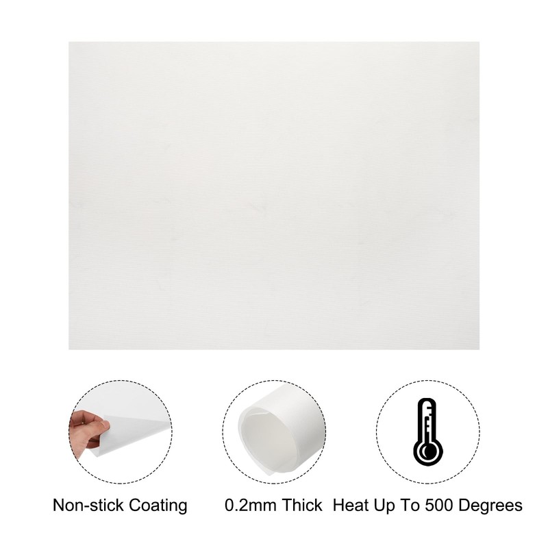 uxcell 3 Pcs Heat Resistance Oven Liners, 12 x 16 Inch 12" x 16", White gallery