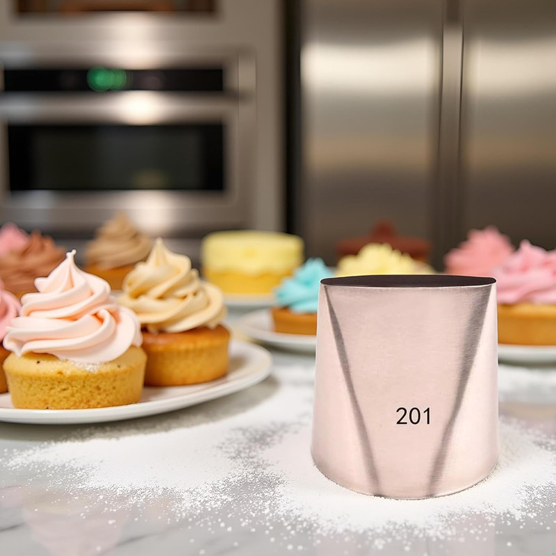 Cake Icer Tips Large Decorating Icing Tips, Crumb Coat Piping Tips for Cake Deco gallery