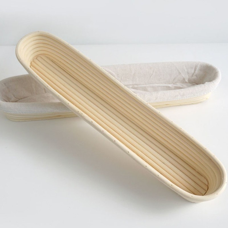 1Pc Hand Washable Bread Proofing Basket Beige Rattan Baking Tool for Dough