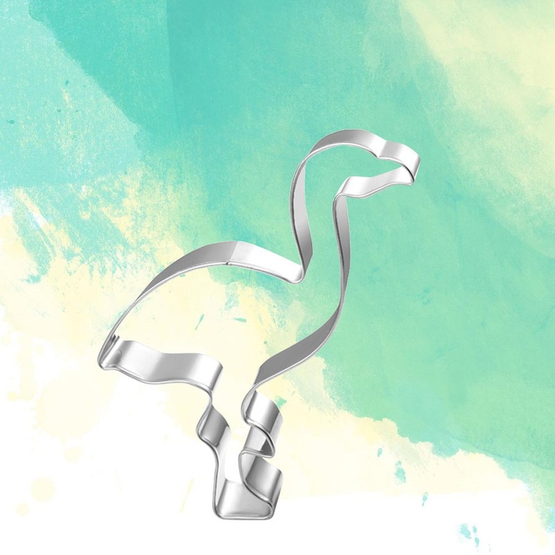 Baking Mold Silver Flamingo Shape For Diy Lovers Baking 1Set 4.1x3.6x0.4in gallery