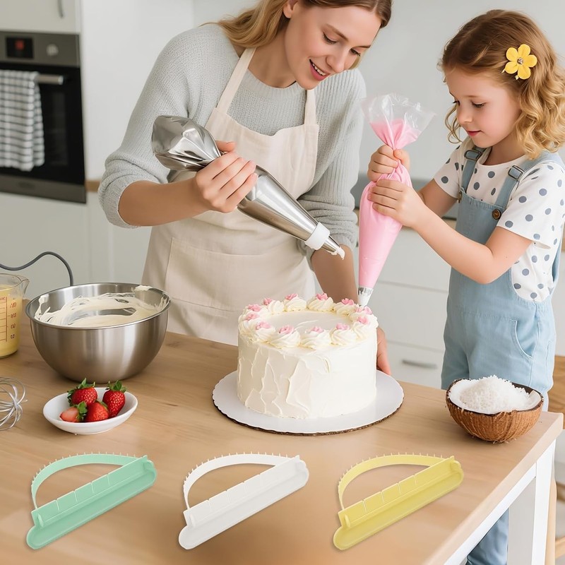 Lightweight Cake Arc Ruler Set for Impeccable Decor - Perfect for All Occasions gallery