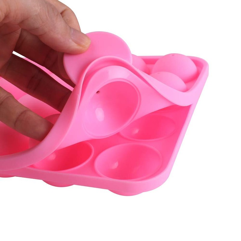 Molde para hornear cupcakes con molde pop de pastel de silicona de 20 cavidades gallery