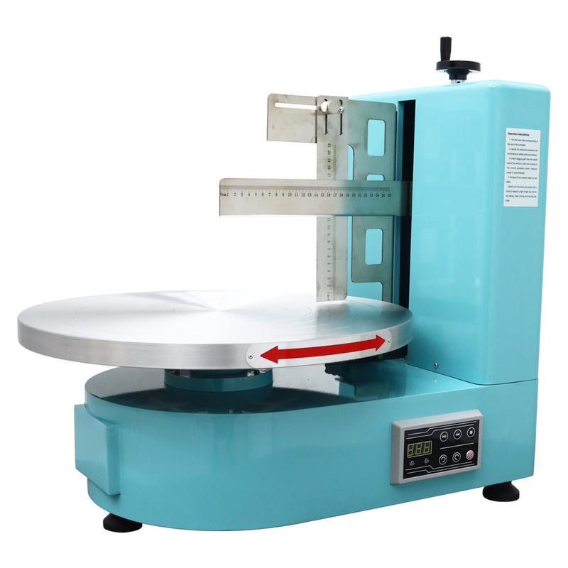 Electric Cake Cream Spreading Machine Coating Smearing Tool Control Panel Green gallery