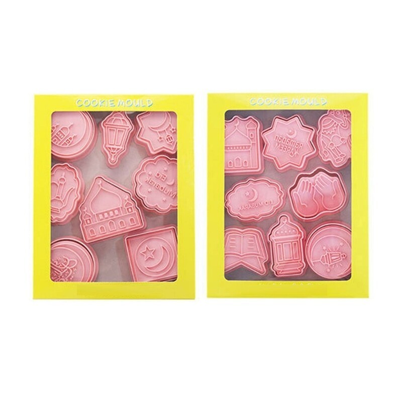 16Pieces Portable Eid Cookie Molds For School Event And Community Celebration