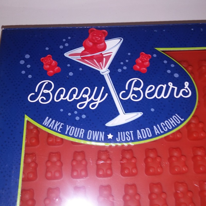 Boozy Bears Gummy Bear Maker Mold and Dropper Just Add Alcohol Strawberry New gallery