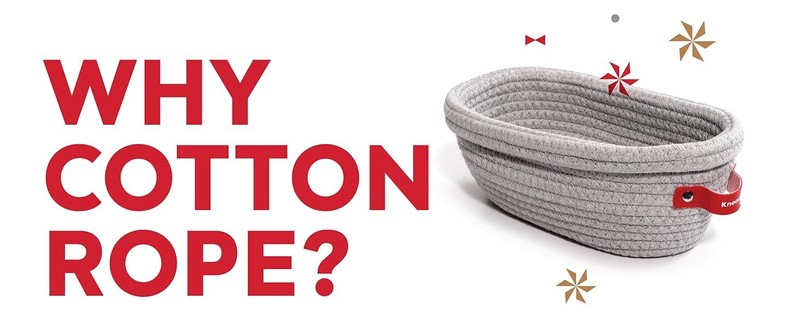 KneadAce Cotton Rope Banneton Bread Proofing Basket Set, Oval & Round gallery
