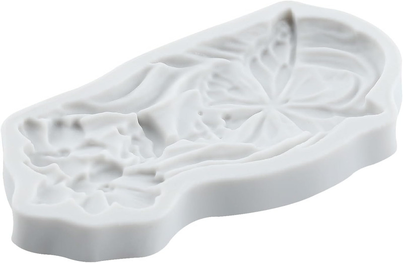 3D Butterfly Woman Silicone Mold Butterfly Woman Face Fondant Molds for Wedding gallery