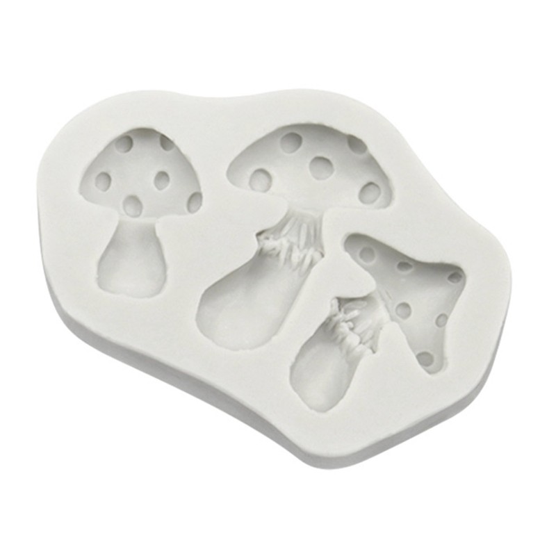 Mushroom Silicone Mold Mushroom Cake Mold Vegetable Fudge Candy Dessert Mold gallery