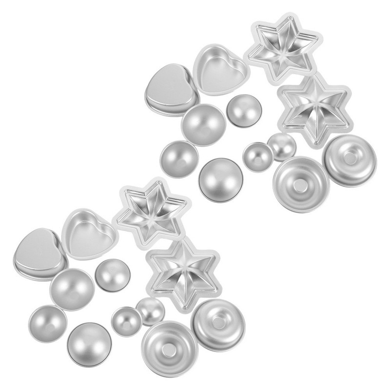 12pcs Aluminum Hemisphere Cake Mold Baking Pan for Craft Soap Making gallery