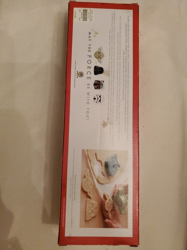 NEW OLD STOCK 2010 Star Wars Cookie Cutters Williams-Sonoma 4 Cookie Cutters gallery
