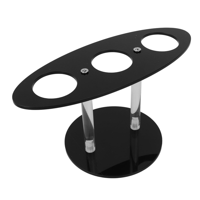 Ice Cream Cone Holder Stand Acrylic 3 Holes Hand Roll Sushi Display Stand Fo SET gallery
