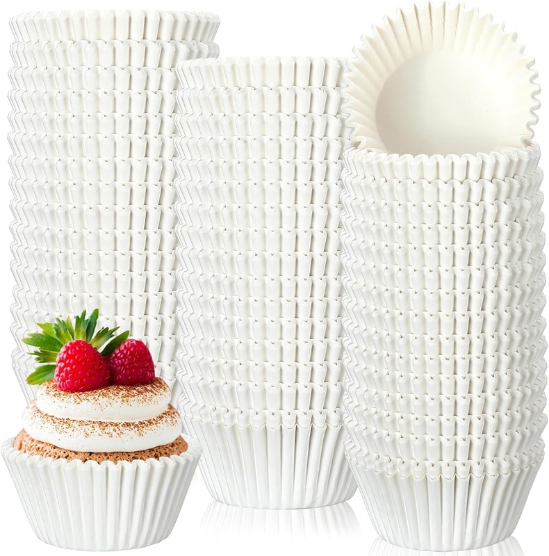 5000 Pcs White Cupcake Liners Bulk Baking Cups Wrappers Pa 1.97