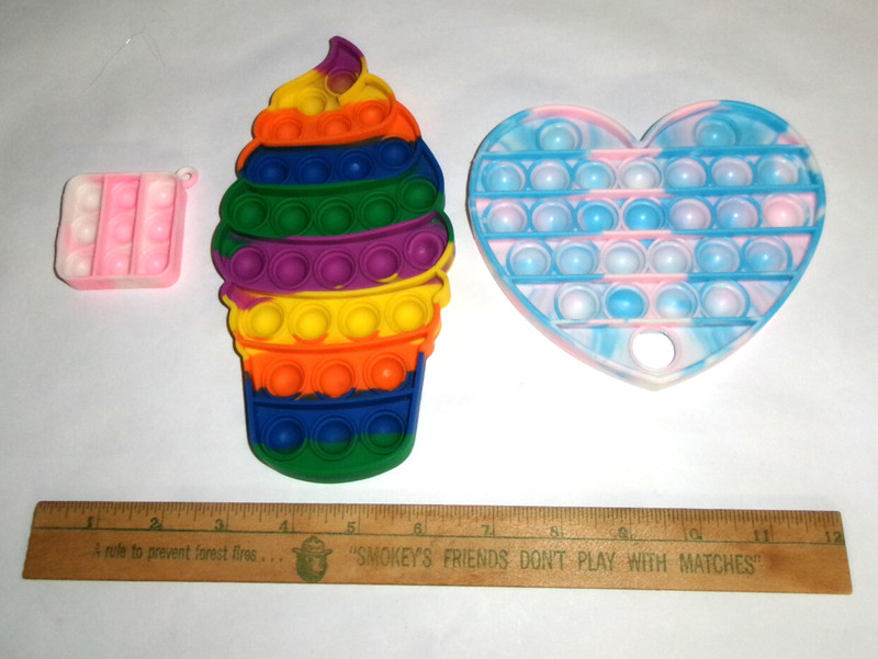 3 Silcon Molds Candy Chocolate Ice Gummy Gummies