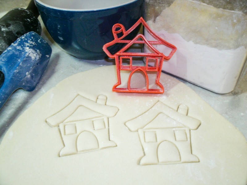 SCHOOLHOUSE SCHOOL HOUSE WHIMSICAL KIDS CARTOON STYLE COOKIE CUTTER USA PR997 gallery
