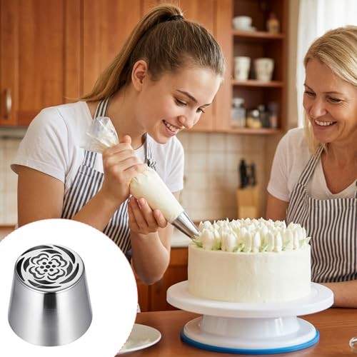 Tulip Piping Tip, Stainless Steel Flower Piping Tips for Cake Decorating gallery