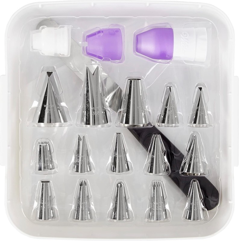 Luxury 33-Piece Frosting Piping Kit for Elegant Cake & Cupcake Decorating gallery