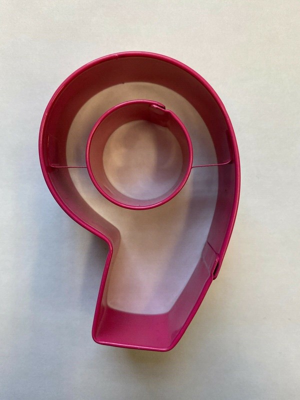 1 Celebrate it number nine ( # 9 ) cookie cutter birthday cookies party supply