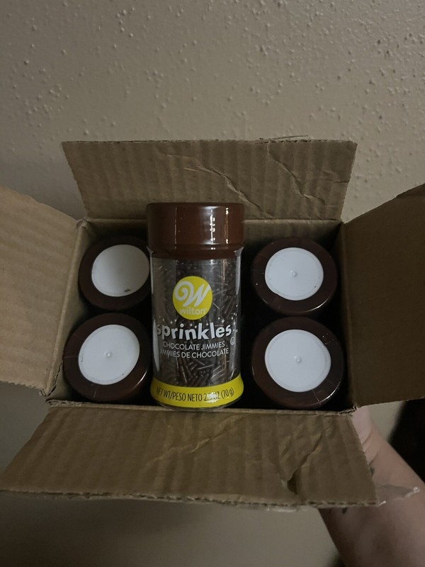 Jimmies Sprinkles 2.5oz-Chocolate (Pack of 6)
